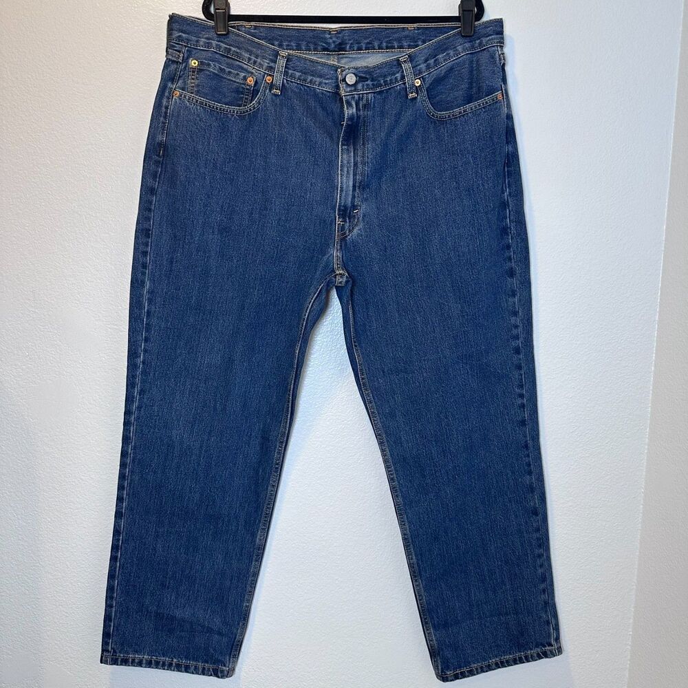 Levi's 550 Jeans Mens 42x30‎ Relaxed Fit Straight Denim Modern Casual Work